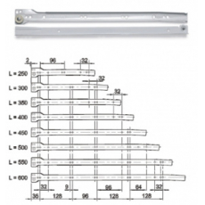 Направляющие роликовые 300мм DS03W.1/300 белые Boyard